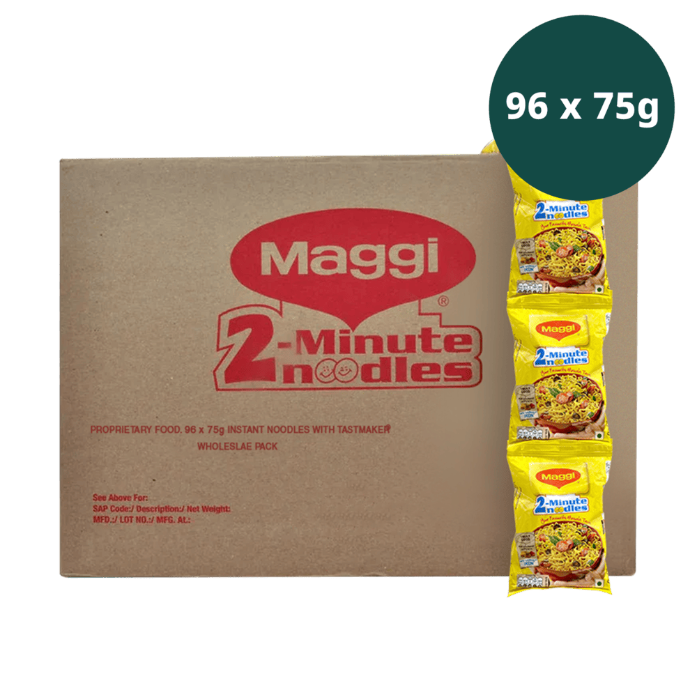 Maggi - 96 x 75g (Wholesale Pack) (Best Before 30.05.26) Carton Instant Masala Noodles