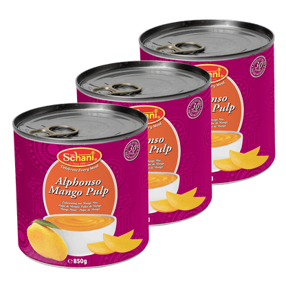 Schani - 3x850g Mango Pulp Alphonso