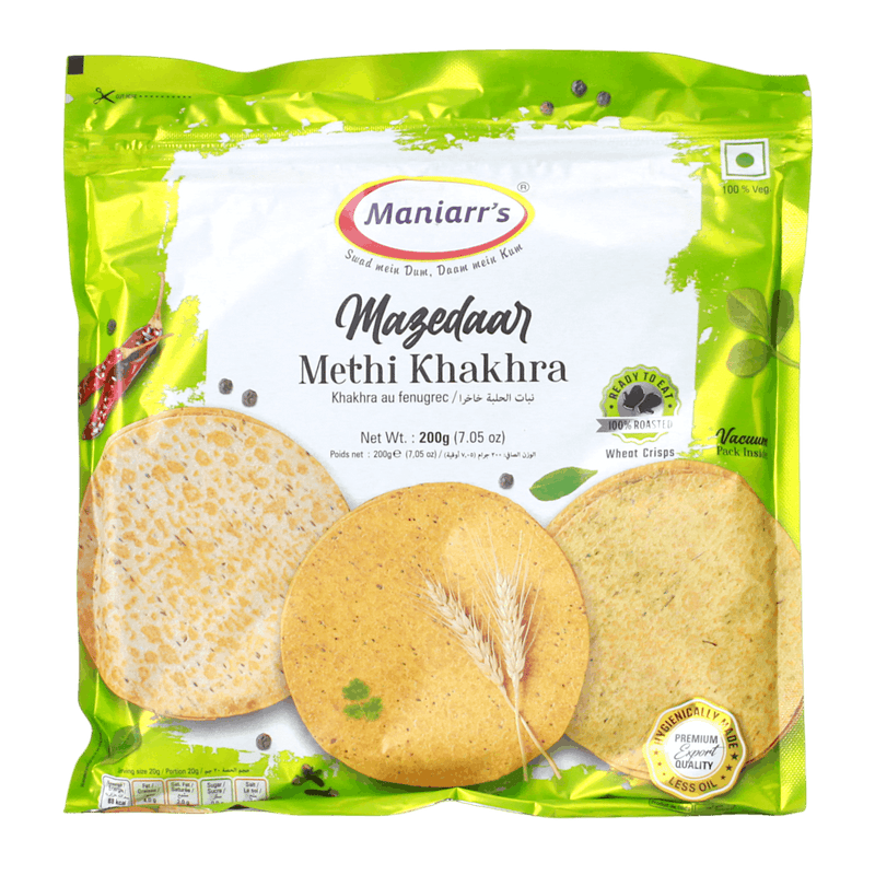 Maniarr's - 200g Chatpata Methi Kakhra