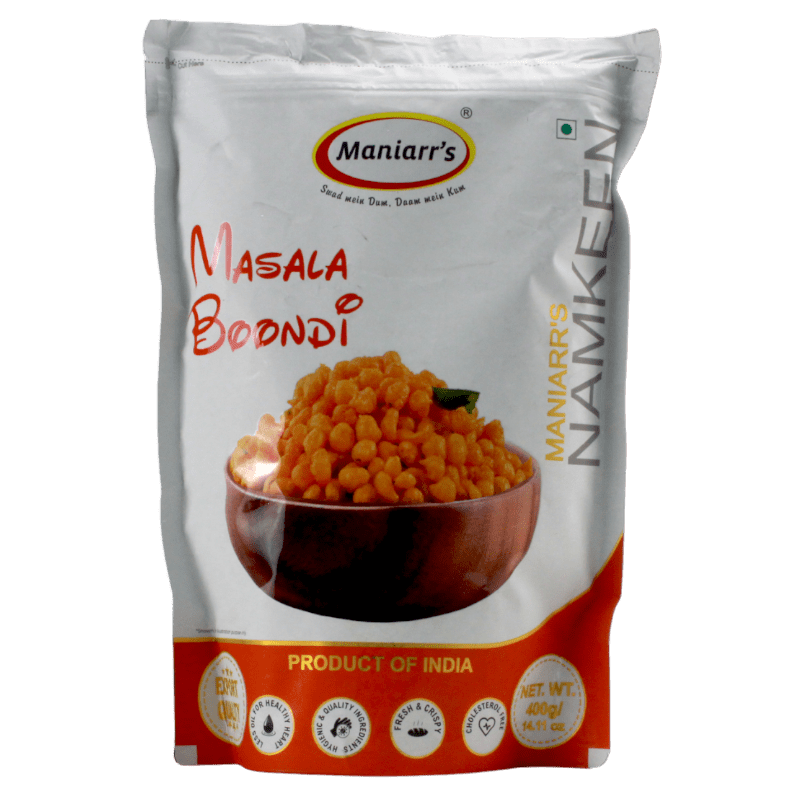 Maniarr's - (Best Before 14/03/2025) 400g Masala Boondi