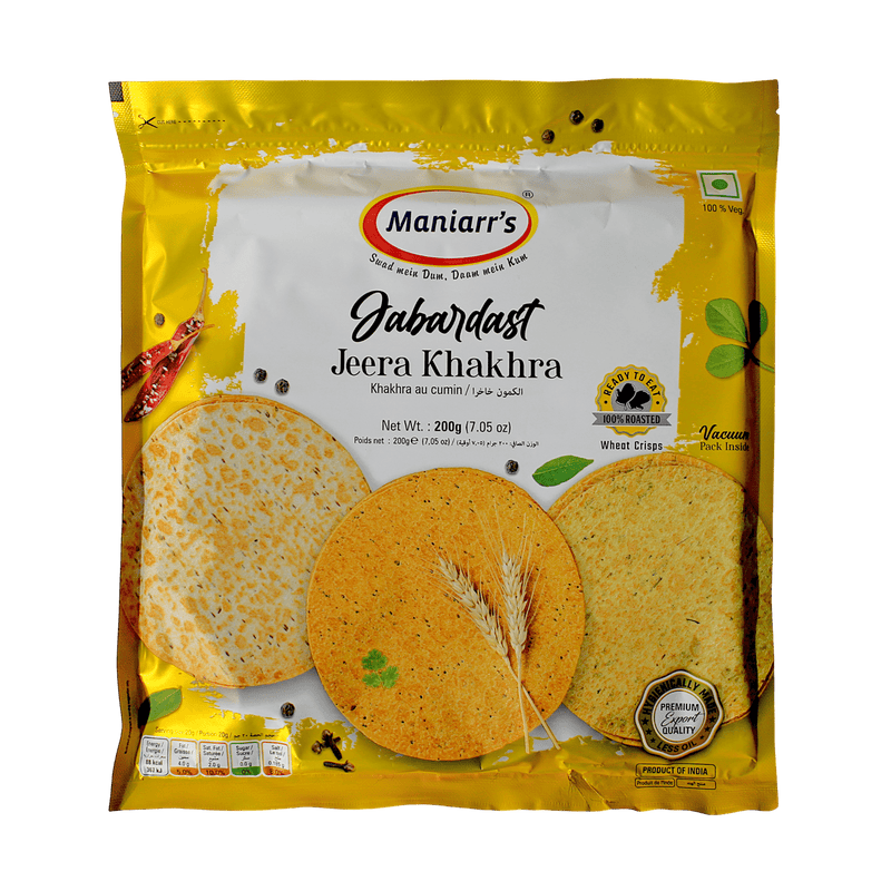 Manniar's - 200g Chatpata Jeera Khakhara (15 sticks)