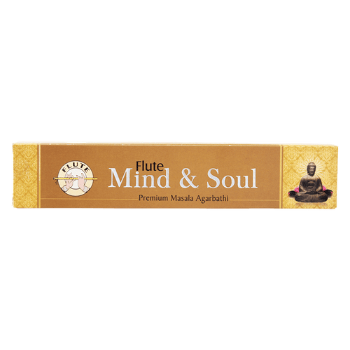 Metromlilan - Mind & Soul Flute Premium Masala Agarbathi (15 sticks)