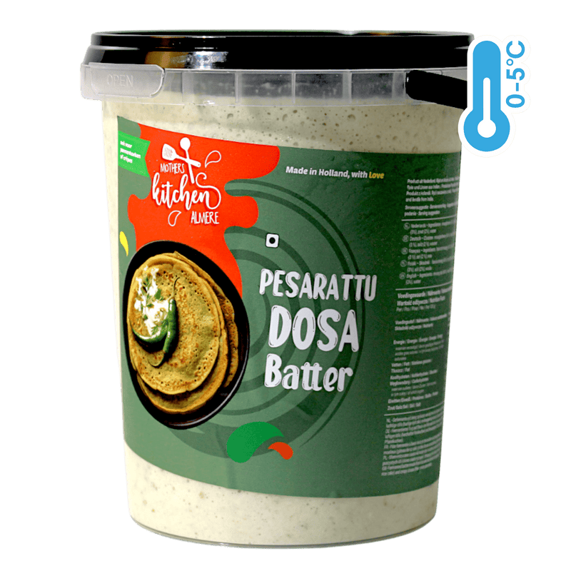 Mothers Kitchen - 1l Whole Moong Dal Batter (Pesarattu)