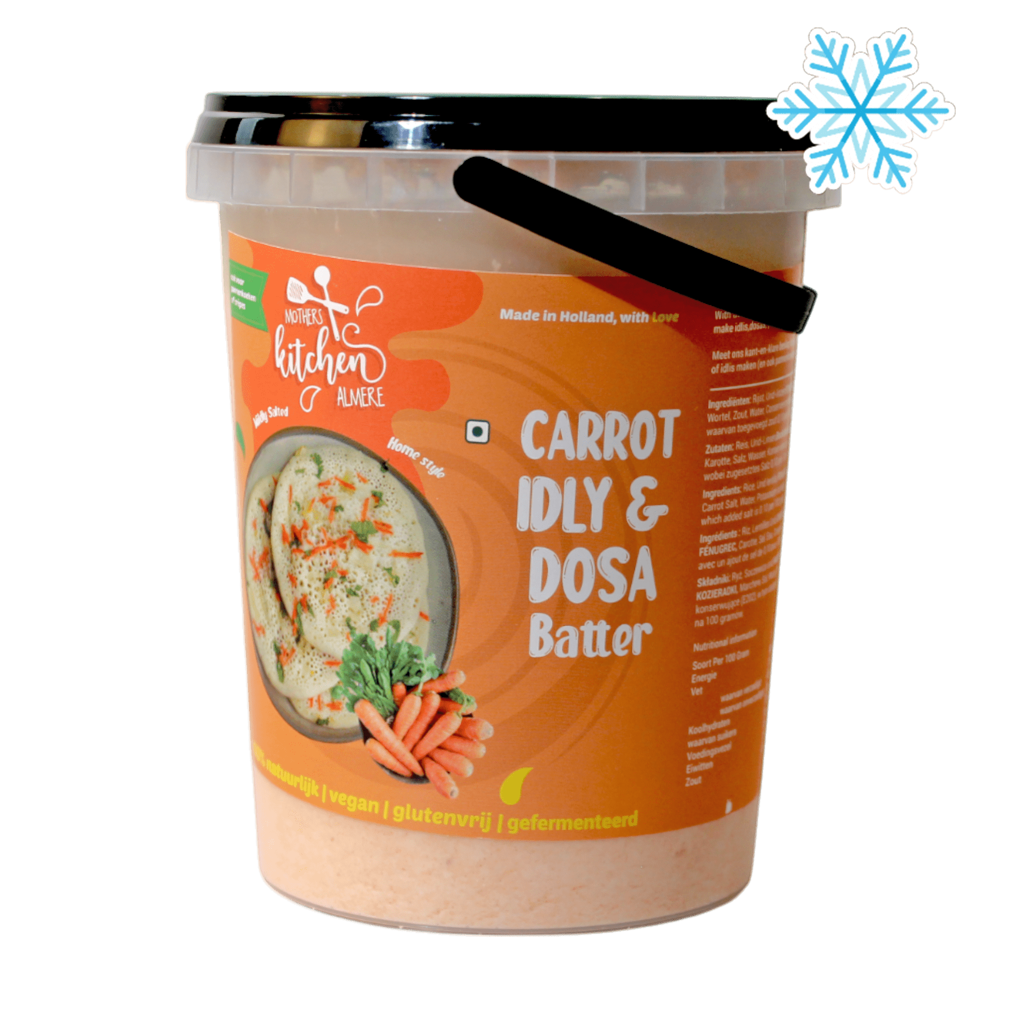 Mothers Kitchen - 1l Carrot Idly &amp; Dosa Batter