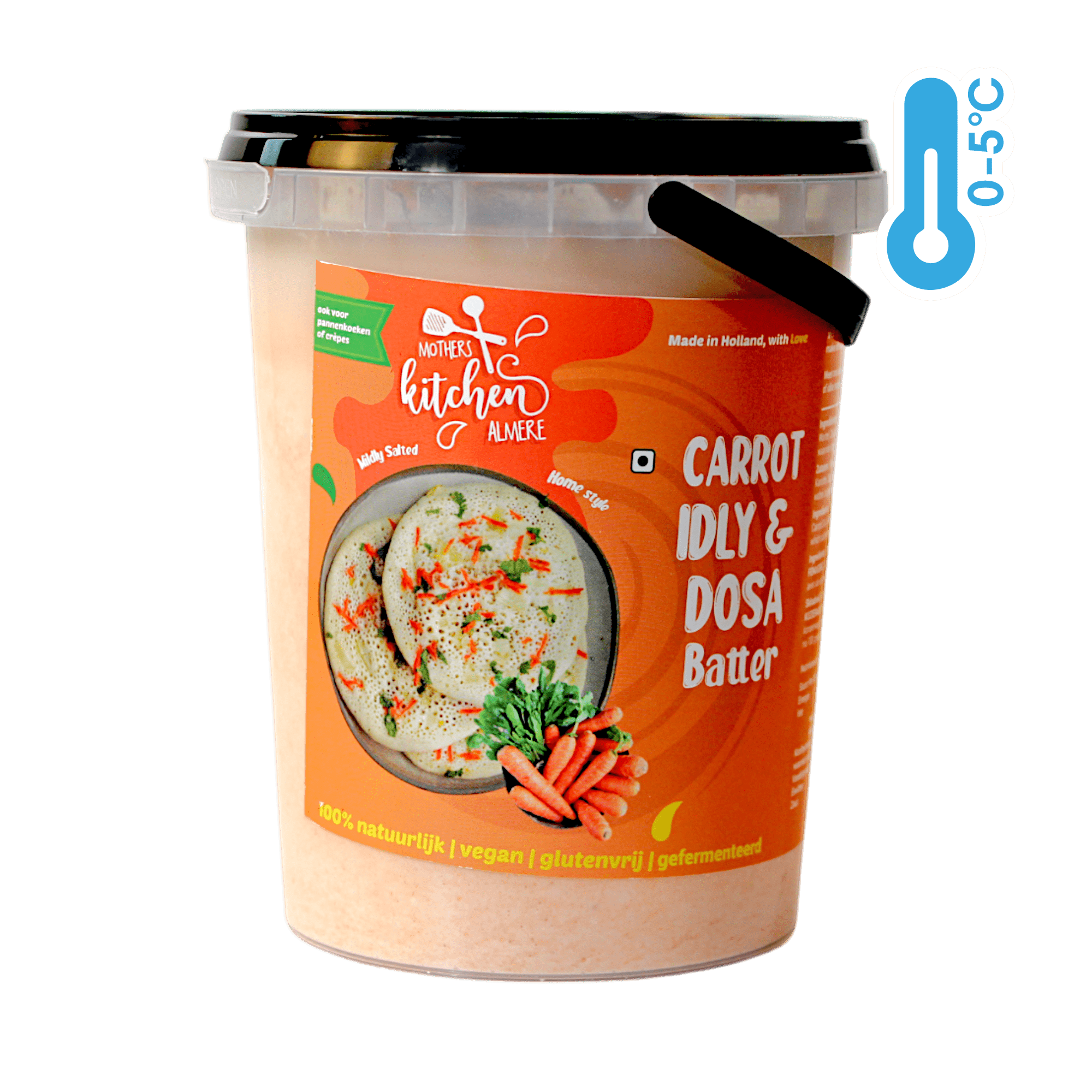 Mothers Kitchen - 1l Carrot Idly &amp; Dosa Batter