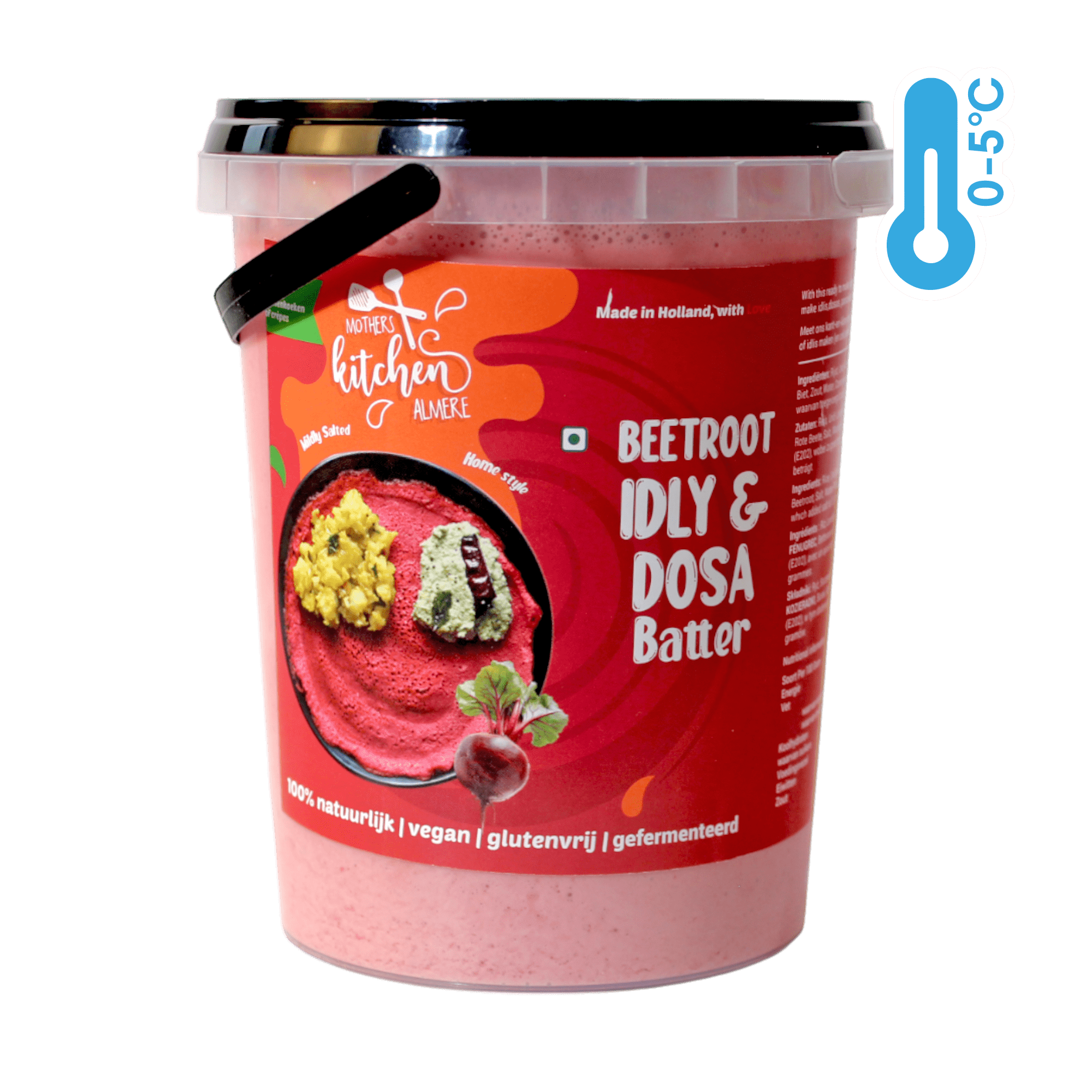 Mothers Kitchen - 1l Beetroot Idly &amp; Dosa Batter