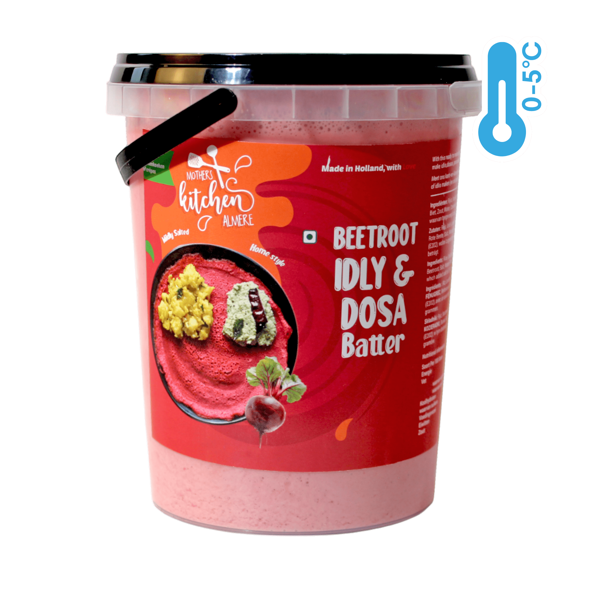 Mothers Kitchen - 1l Beetroot Idly &amp; Dosa Batter