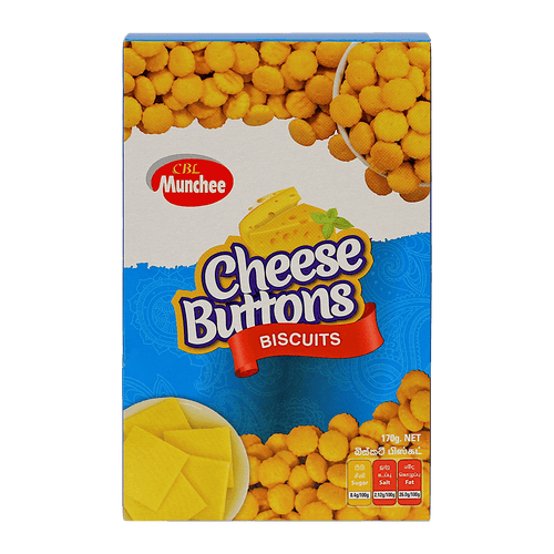 Munchee - (Best Before 18/06/2026) 170g Cheese Buttons