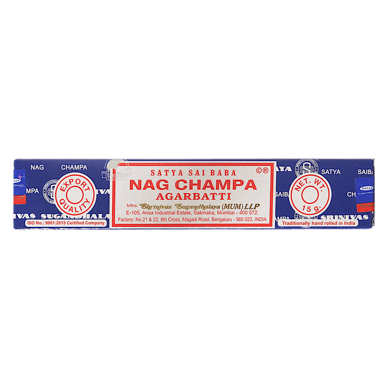 Nag Champa - 15g Agarbatti (20 Räucherstäbchen)