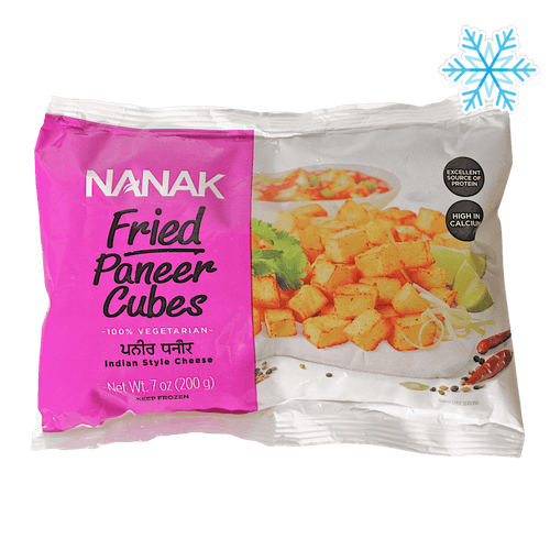 Nanak - 200g (Frozen) Fried Paneer Cube (Vegetarian)