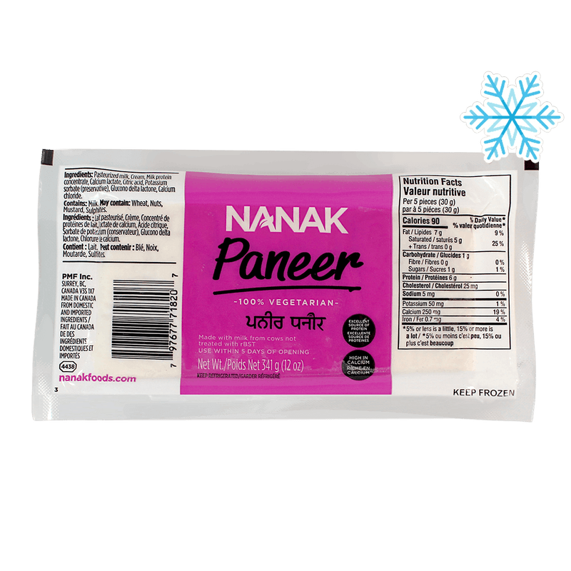 Nanak - 341g (Gefroren) Paneer (Vegetarisch)