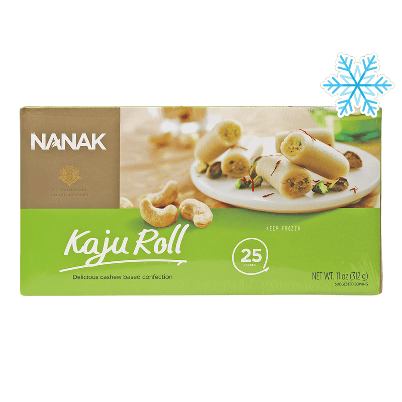 Nanak - 312g (Frozen) Kaju Roll (25 Pieces)
