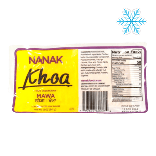 Nanak - (Best Before 14/03/2026) 341g (Frozen) Khoa Mawa