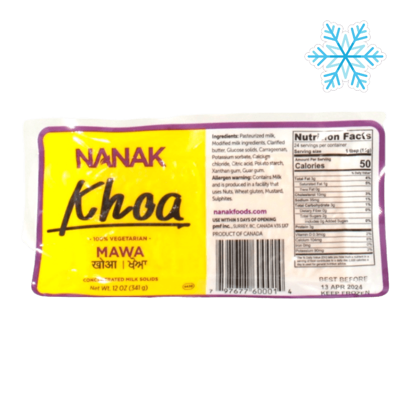 Nanak - (Best Before 14/03/2026) 341g (Frozen) Khoa Mawa