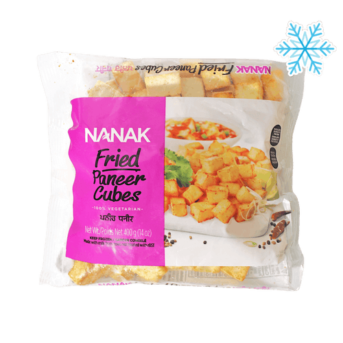 Nanak - 400g (Frozen) Fried Paneer Cube (Vegetarian)