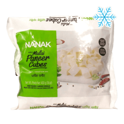 Nanak - (Best Before 30/03/2026) 400g (Frozen) Asli Malai Paneer Cubes
