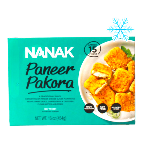 Nanak - (Best Before 15/03/2026) 454g (Frozen) Paneer Pakora 15 Pieces Approx.