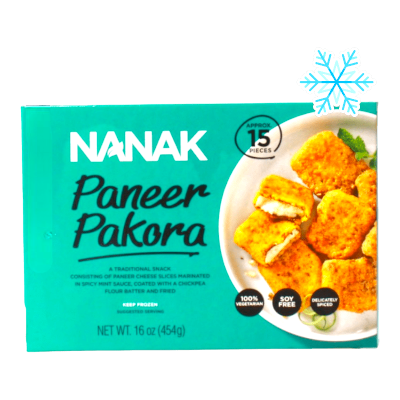 Nanak - (Best Before 15/03/2026) 454g (Frozen) Paneer Pakora 15 Pieces Approx.