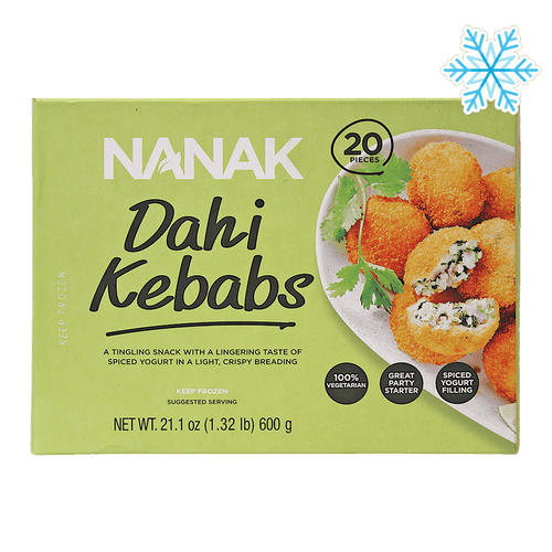 Nanak - 600g (Gefroren) Dahi Kebab (20 Stück)