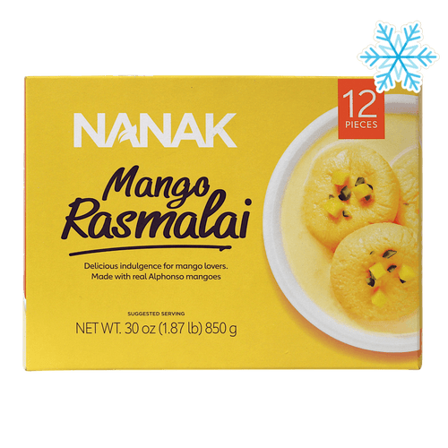 Nanak - 850g (Frozen) Rasmalai Mango (12 Pieces)