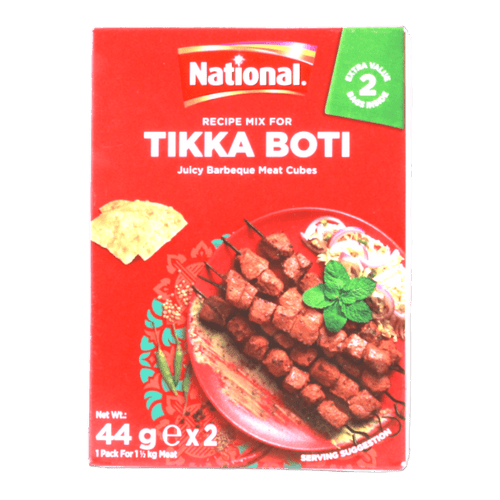 National - (Best Before 30/11/2025) 100g Tikka Boti (MC)