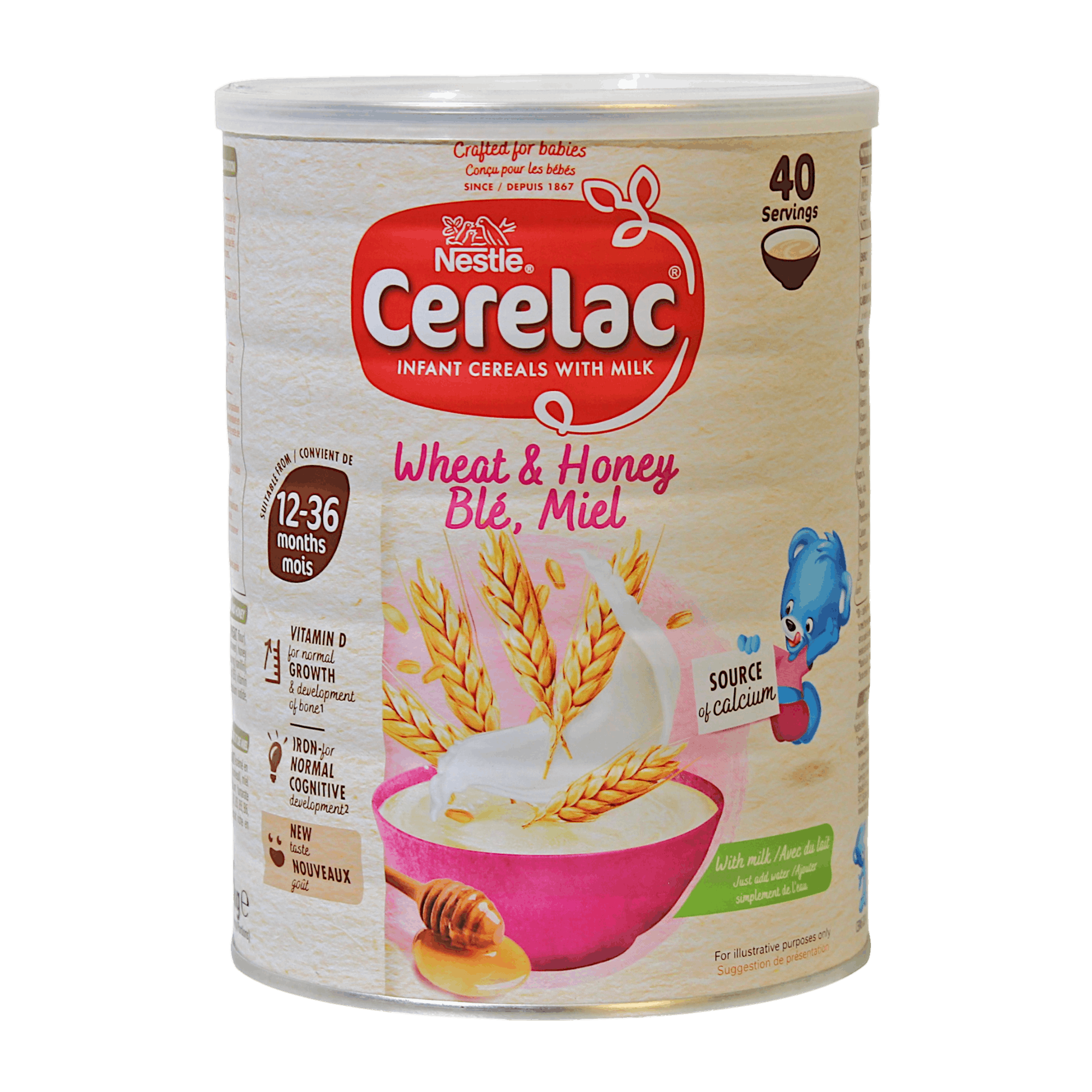 Nestle - 1kg Cerelac Wheat &amp; Honey