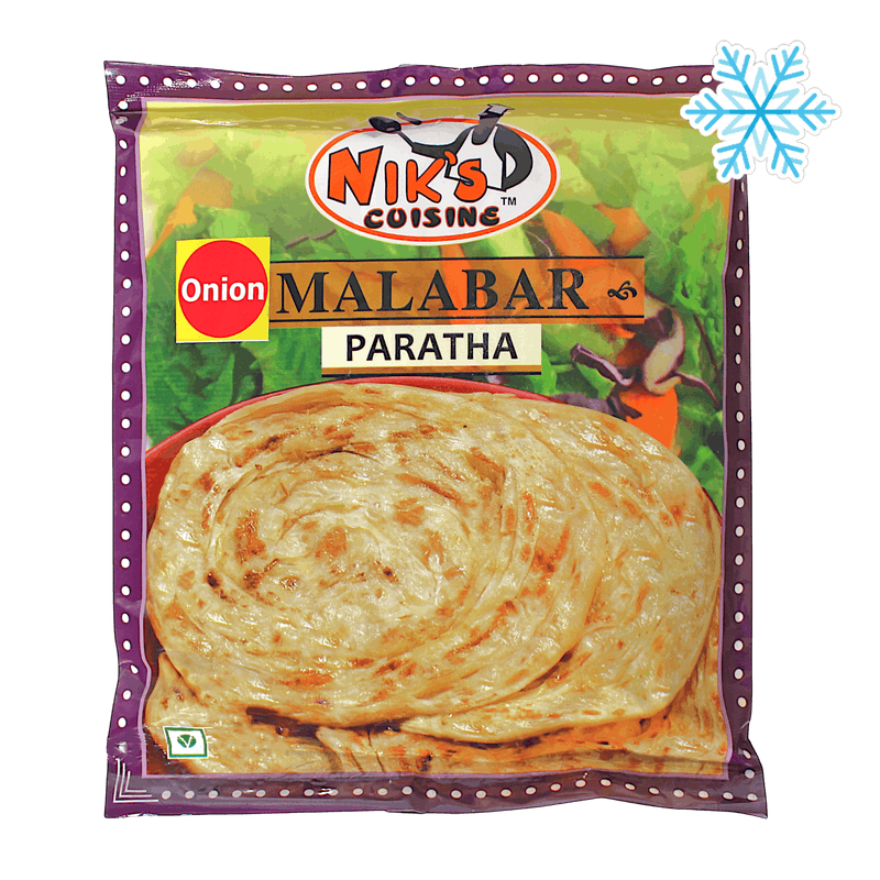 Nik's Cuisine - 400g (Frozen) Malabar Paratha (Onion)