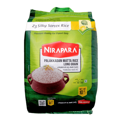Nirapara - 10kg Palakkadan Matta Rice Long Grain Rice