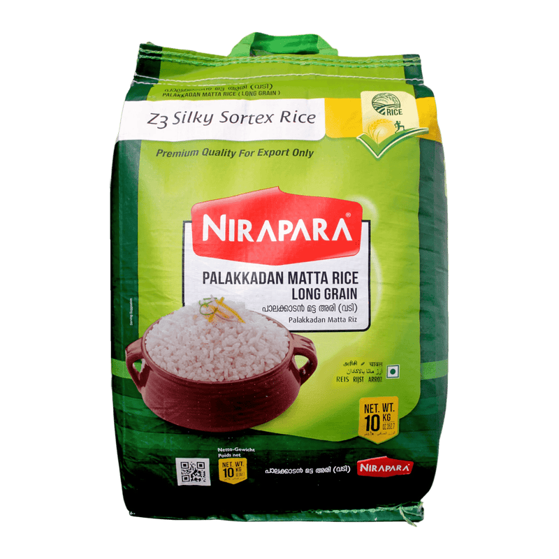 Nirapara - 10kg Palakkadan Matta Rice Long Grain Rice