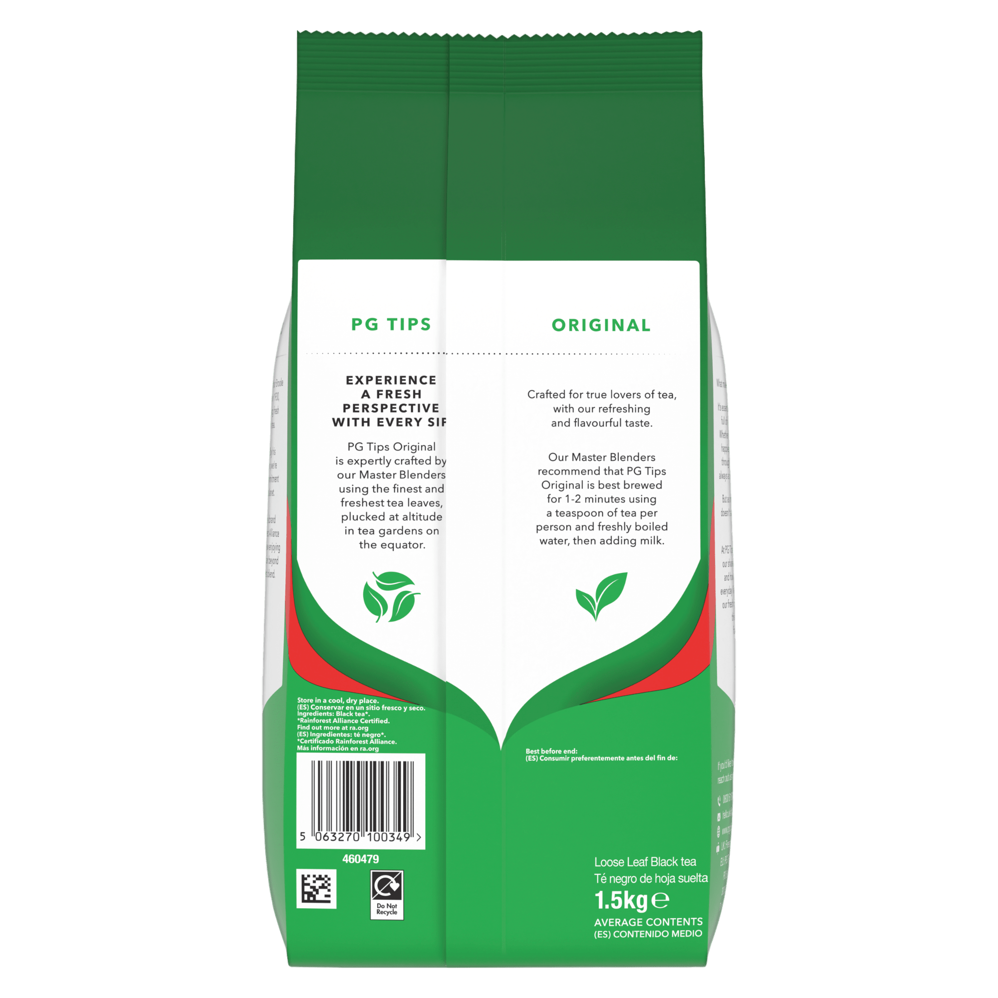 PG Tips 1 5kg Schwarzer Tee lose