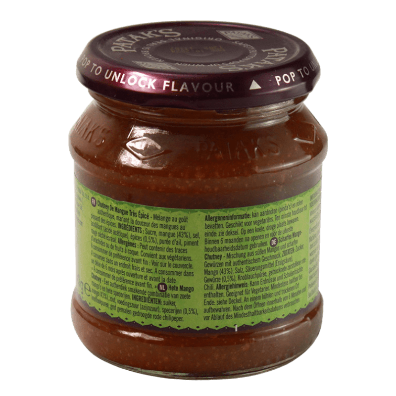 Patak's - 340g Hot Mango Chutney (spicy)