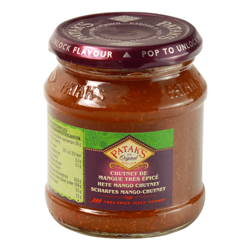 Patak's - 340g Hot Mango Chutney (spicy)