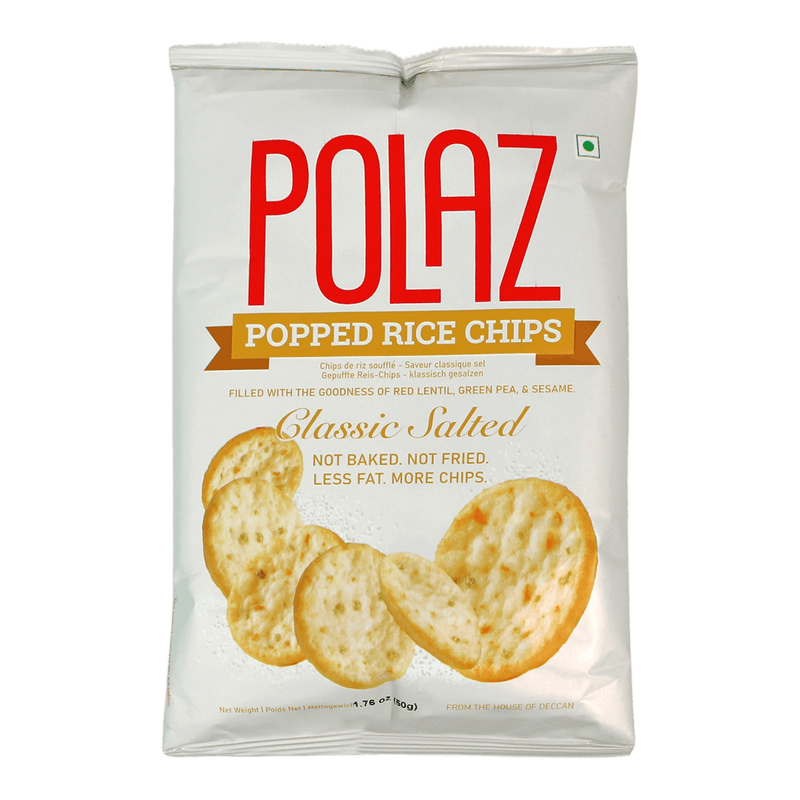 Polaz - 50g Gepuffte Reis-Chips Classic Salted