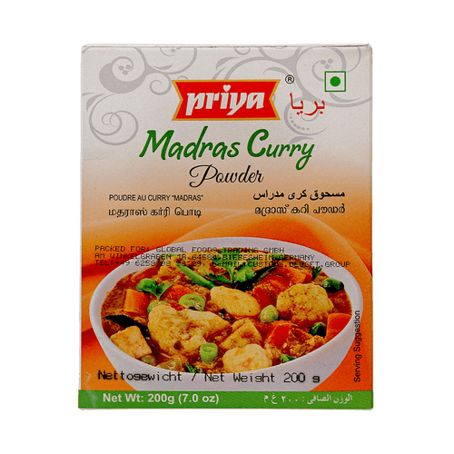 Priya - 200g Madras Currypulver