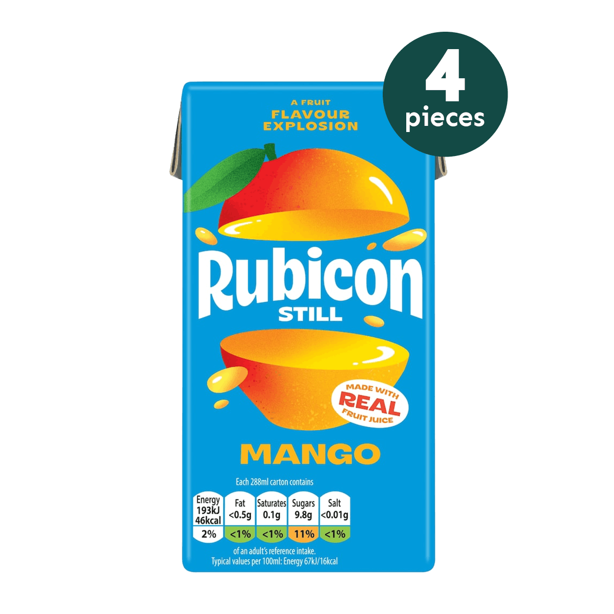 Rubicon - 4 x288ml Mango Juice