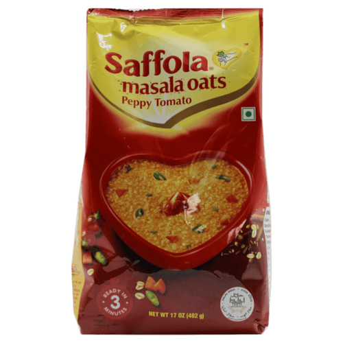 Saffola - (Best Before 06/09/2025) 482g Masala Oats Peppy Tomato