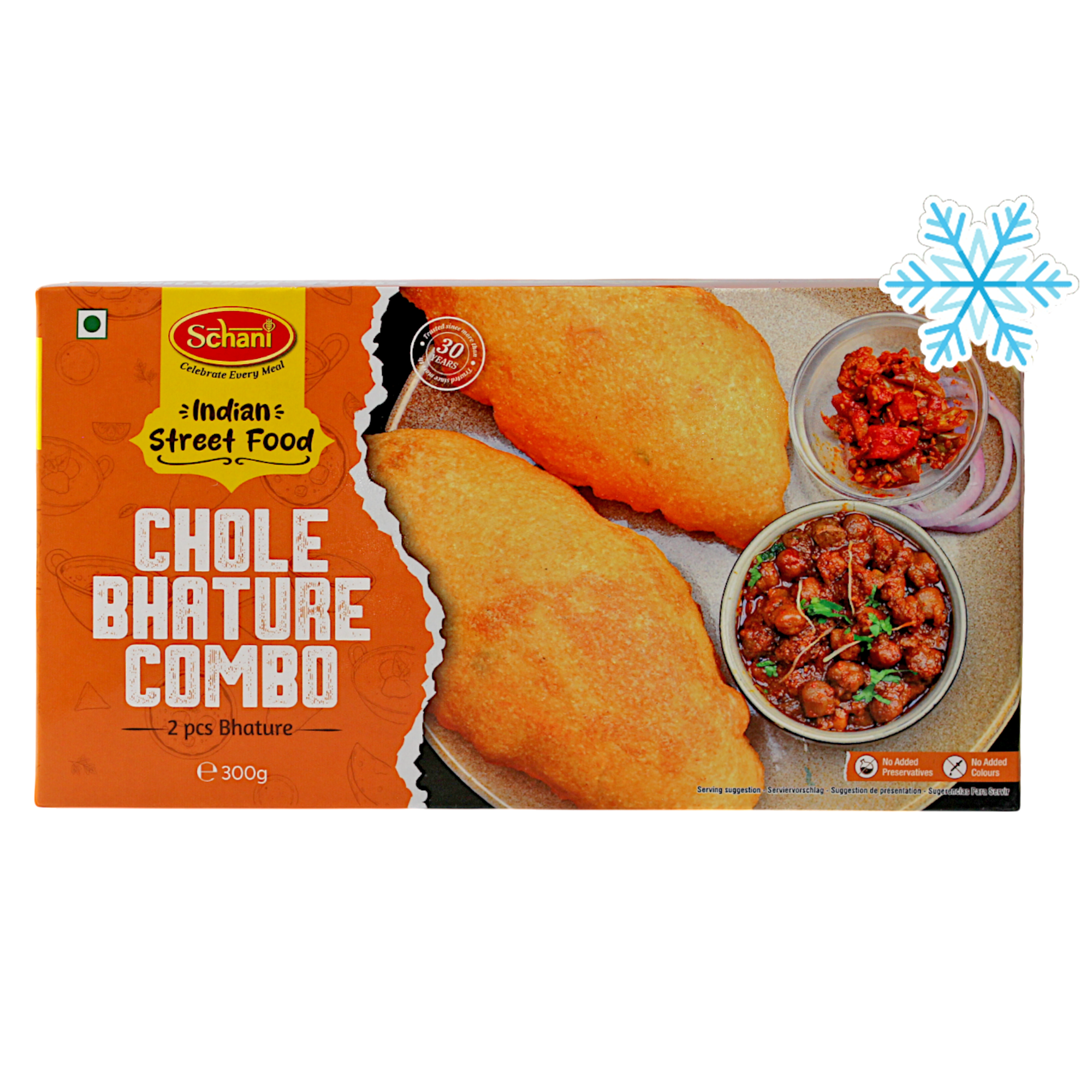 Schani - 300g (Frozen) Chole Bhature Combo 2 pieces
