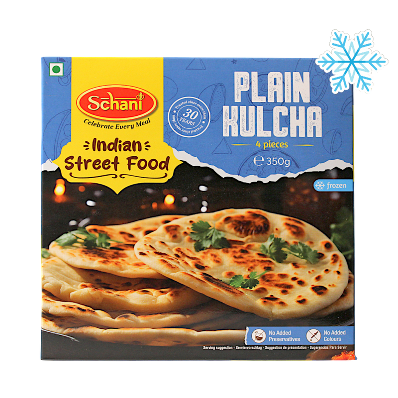 Schani - 350g (Gefroren) Plain Kulcha 4 Stück