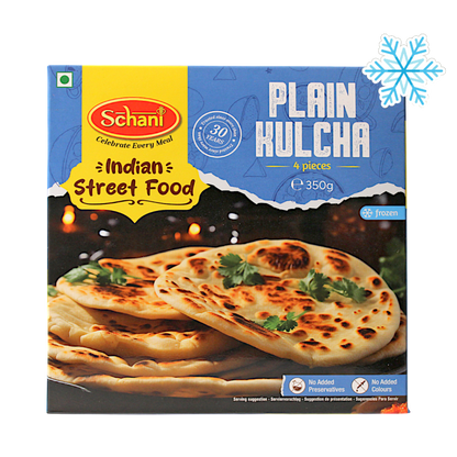 Schani - 350g (Gefroren) Plain Kulcha 4 Stück