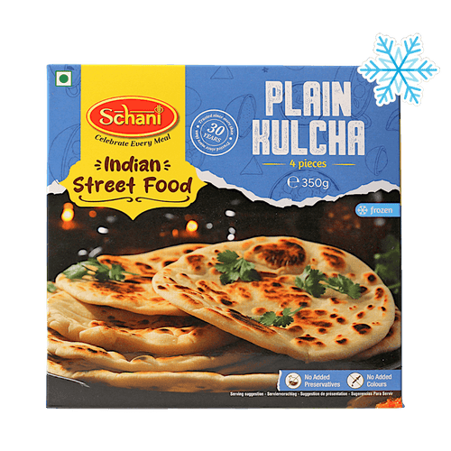 Schani - 350g (Gefroren) Plain Kulcha 4 Stück