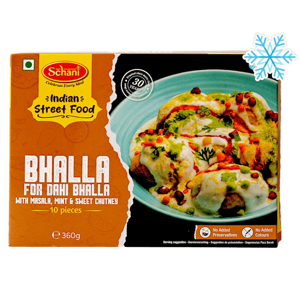 Schani - 360g (Frozen) Dahi Bhalla (with Masala, mint &amp; sweet chutney) 10 pieces