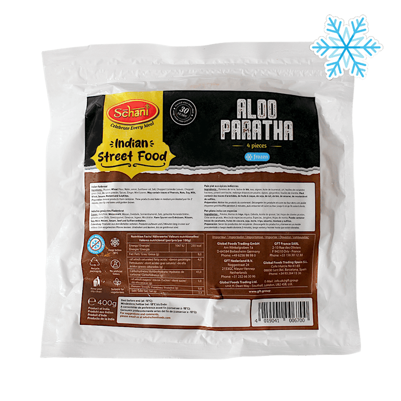 Schani - 400g (Frozen) Aloo Paratha 4 pieces