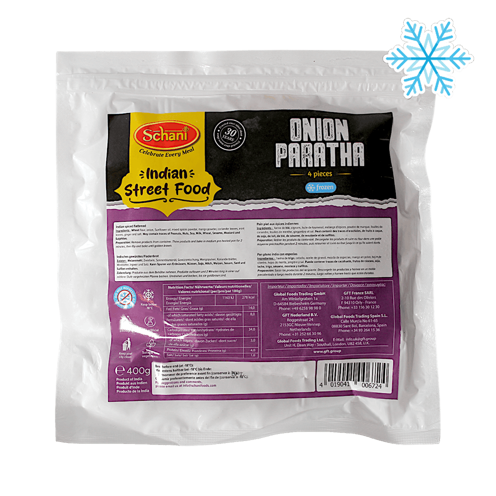 Schani - 400g (Frozen) Onion Paratha 4 pieces