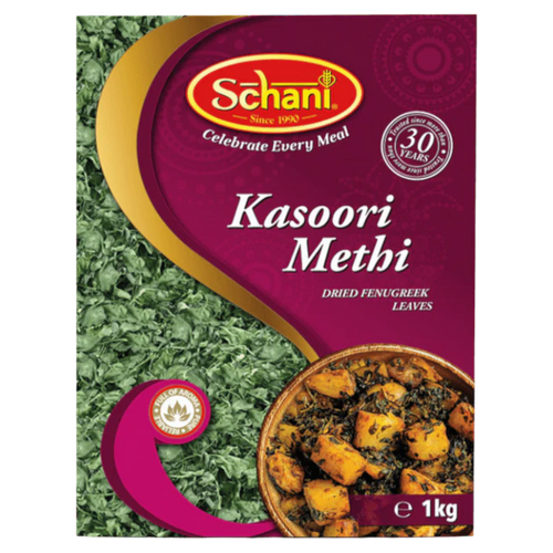 Schani - 1kg Getrocknete Bockshornkleeblätter (Kasoori Methi)