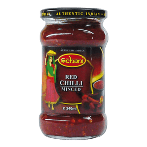 Schani - (Best Before 30/06/2026) 240ml Red Chili Spice Paste (minced)