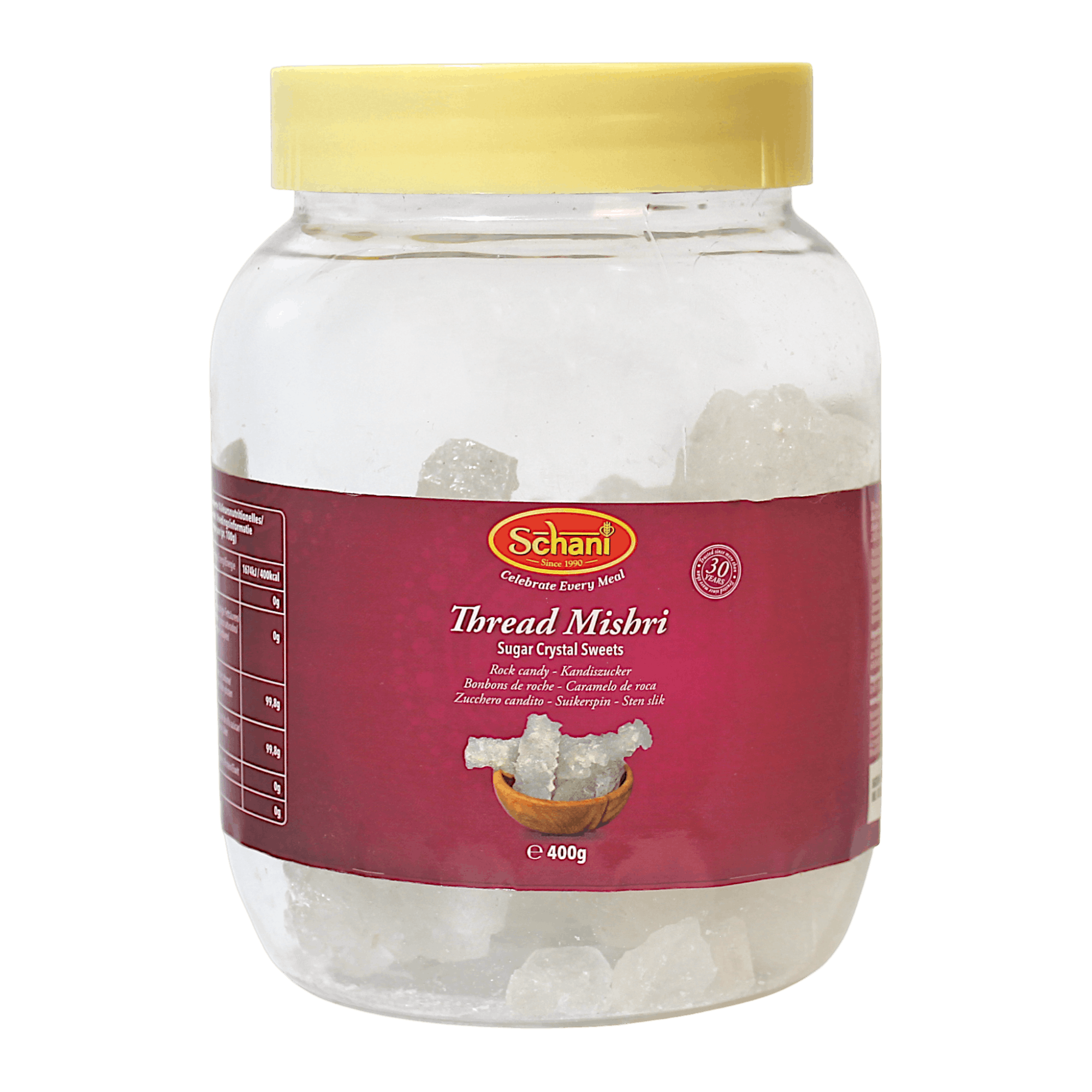 Schani - 400g Thread Mishri (Sugar Crystal Jar)