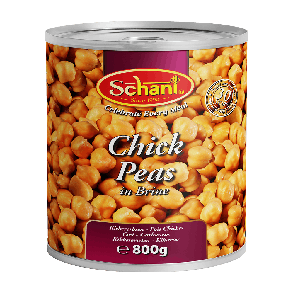 Schani - 480g Boiled Chickpeas (Kabuli Chana)