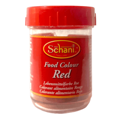 Schani - (Best Before 30/09/26) 500g Food colour Red