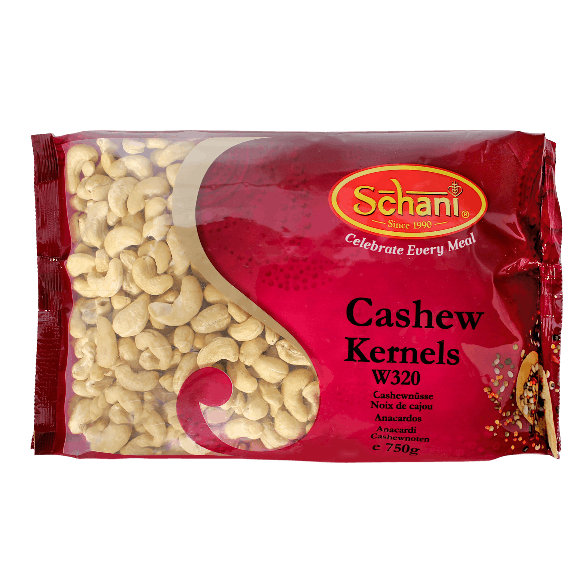 Schani - 750g Cashew Nuts Standard (W320)