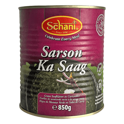 Schani - 850g Sarson Ka Saag (Green Mustard Leaves in Curry Sauce)
